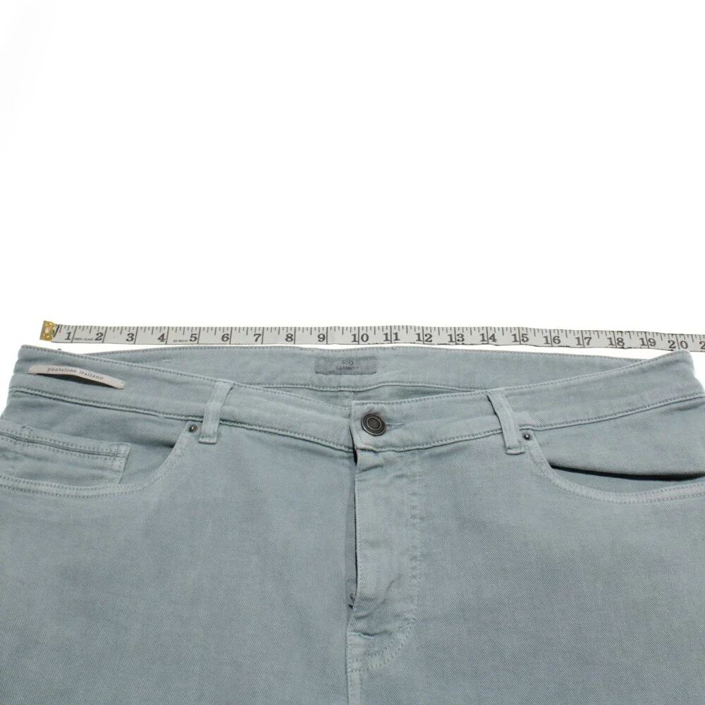 Teleria Zed For Garmany NWT Five Pocket Jeans Sz 40 US Cobra Blue Cotton & Linen